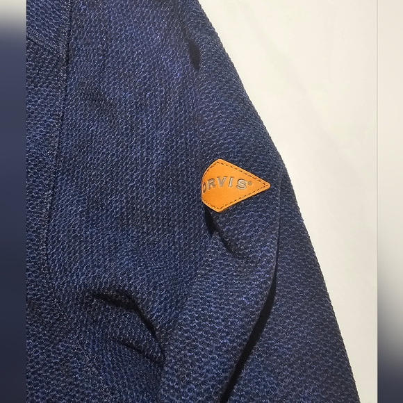 Orvis Men's Fleece Sherpa Lined Quarter Zip Pullover Sweater Size M - Picture 5 of 11